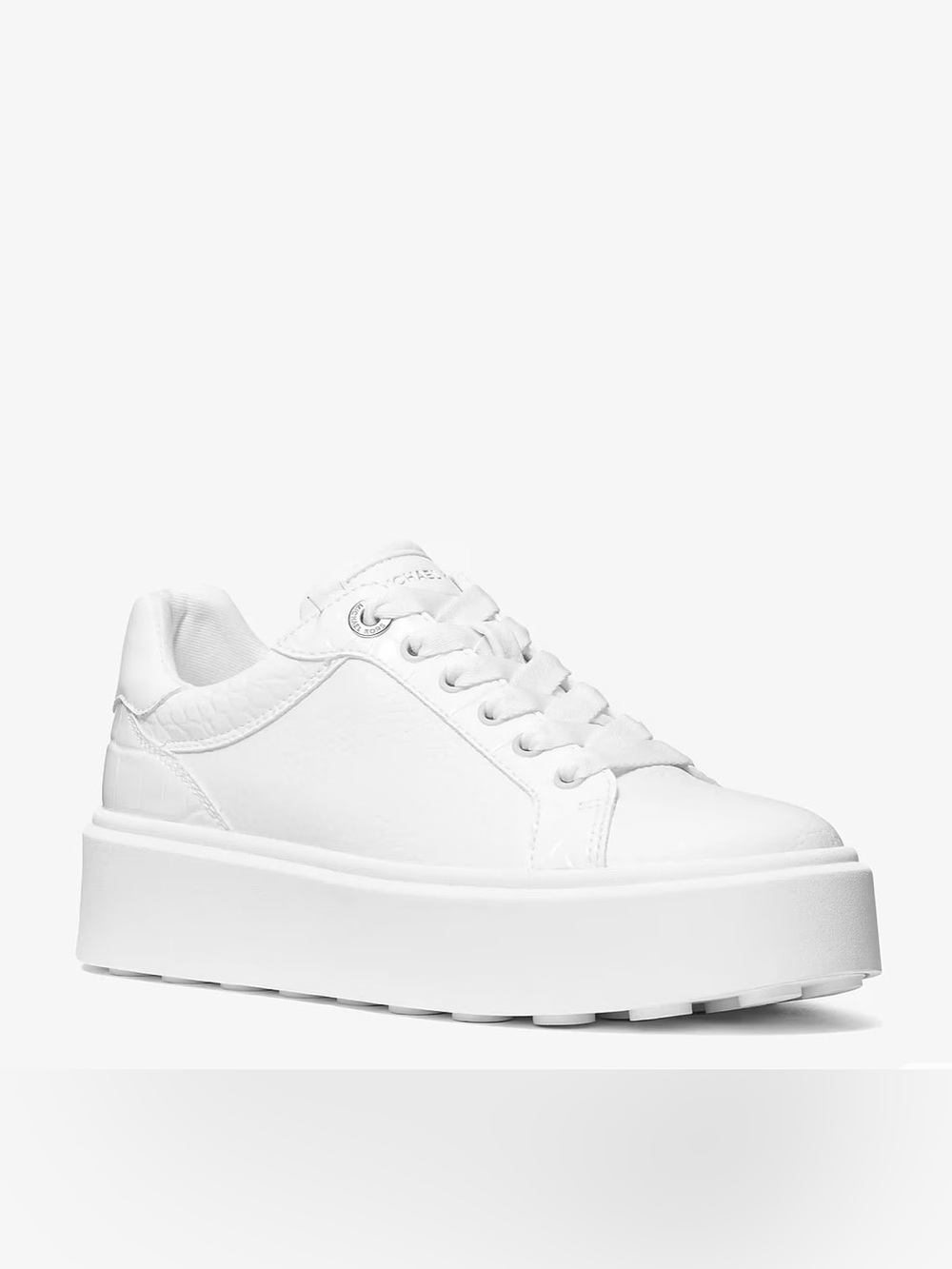 Michael Kors Romey White Platform Lace-Up Sneakers. Size 8. New!
